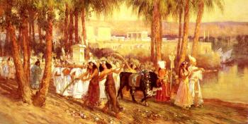 費德裡科 亞瑟 佈裡奇曼 An Egyptian Procession 費德裡科 亞瑟 佈裡奇曼 An Egyptian Procession